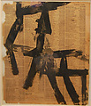 Untitled, Franz Kline  American, Ink on printed telephone book paper