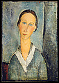 Girl in a Sailor's Blouse, Amedeo Modigliani Italian, Oil on canvas