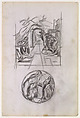 Untitled, Jackson Pollock (American, Cody, Wyoming 1912–1956 East Hampton, New York), Recto: graphite on paper

Verso: pen and black ink and colored pencil on paper