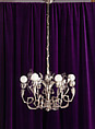 Chandelier, Dagobert Peche  Austrian, Silvered bronze