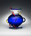 Mizar Vase, Ettore Sottsass (Italian (born Austria), Innsbruck 1917–2007 Milan), Glass