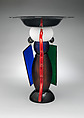 Effira Vase, Ettore Sottsass (Italian (born Austria), Innsbruck 1917–2007 Milan), Glass and metal