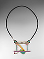 Maraccibio Necklace, Marco Zanini Italian, Enameled metal, rubber and metal