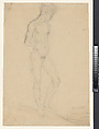 Male Nude Model, Wilhelm Lehmbruck (German, Duisburg 1881–1919 Berlin), Charcoal on paper