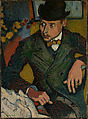 Portrait of Lucien Gilbert, André Derain French, Oil on canvas
