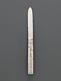 Flatware set, Carl Otto Czeschka (Austrian, Vienna 1878–1960 Hamburg), Silver and malachite