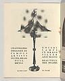 Joseph Urban Announces the arrival of new Artcraft work from the Artists of Vienna Modern Interiors, Joseph Urban (American (born Austria), Vienna 1872–1933 New York), Color lithograph (cover); photomechanical print (three bifolios)