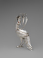 Bird-shaped box, Dagobert Peche (Austrian, St. Michael im Lungau 1887–1923 Mödling bei Wien), Silver, coral, Austrian