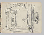 Sketchbook #59, Reginald Marsh (American, Paris 1898–1954 Dorset, Vermont), Black chalk on paper