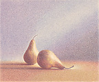 Two Bosque Pears, Martha Alf  American, Colored pencil on paper