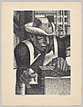 Trabajador, John Wilson  American, Lithograph