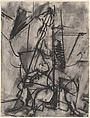 Untitled, Lee Krasner American, Charcoal on paper