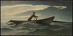 The Lobsterman (The Doryman), N.C. Wyeth American, Egg tempera on wood
