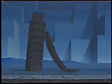 Night in Pisa (La nuit de Pise), René Magritte  Belgian, Oil on canvas