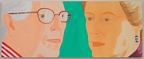 Rosamond and John, Alex Katz  American, Oil on canvas