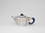 Teapot, Jean E. Puiforcat  French, Silver, lapis lazuli, and ivory