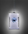 "Lanterne Japonaise" Lamp, Eileen Gray (Irish, Enniscorthy 1879–1976 Paris), Painted steel, poly(methyl methacrylate) (PMMA), mirrored glass, and urea-formaldehyde resin (UF)