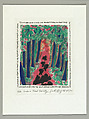 Under a Blood Red Sky, Faith Ringgold American, Color soft ground etching and lift ground aquatint
