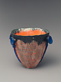 Fat conical vase, Zizipho Poswa (South African, born 1979), Glazed ceramic