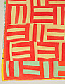 Basket-Weave quilt, Nettie Jane Kennedy (American, Boykin, Alabama 1916–2002  Boykin, Alabama), Top: cotton; back: cotton-polyester blend