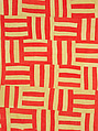 Basket-Weave quilt, Nettie Jane Kennedy (American, Boykin, Alabama 1916–2002  Boykin, Alabama), Top: cotton; back: cotton-polyester blend