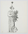Tavalodi Digar (Another Birth), Ardeshir Mohassess  Iranian, Pen and ink on paper, Iran