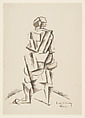 Standing Figure, Elemér de Kóródy  Hungarian, Ink on paper