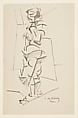 Standing Figure, Elemér de Kóródy  Hungarian, Ink on paper