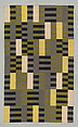 Black-White-Yellow, Anni Albers (American (born Germany), Berlin 1899–1994 Orange, Connecticut), Mercerized cotton, silk