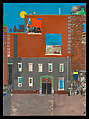 The Block, Romare Bearden (American, Charlotte, North Carolina 1911–1988 New York), Collage of cut and torn printed, colored, painted and metallic papers with graphite, porous-point pen, watercolor, opaque watercolor, and ink on Masonite