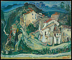 View of Cagnes, Chaim Soutine  French, born former Russian Empire, now Belarus, Oil on canvas