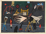 The Photographer, Jacob Lawrence  American, Watercolor, opaque watercolor, and graphite on paper
