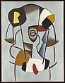 Indian Composition, George L.K. Morris American, Oil and sand on canvas