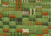 Pasture, Anni Albers (American (born Germany), Berlin 1899–1994 Orange, Connecticut), Mercerized cotton