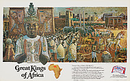 Taharqa King of Nubia (710–664 BC), John Thomas Biggers American, Poster