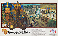Akhenaten Pharaoh of Egypt (1375–1358 BC), Barbara Higgins Bond  American, Poster