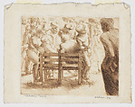 Madison Park, Boston, John Wilson  American, Drypoint