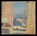 View of The Old Port, Saint-Tropez, Pierre Bonnard  French, Oil on canvas