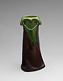 Green and brown vase, Henry van de Velde Belgian, Glazed earthenware, German
