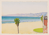 Venice Beach, Maxwell Hendler  American, Watercolor on paper
