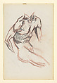 Untitled, Jackson Pollock (American, Cody, Wyoming 1912–1956 East Hampton, New York), Colored pencil and graphite on paper (recto) ; colored pencil and graphite on paper (verso)