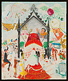 The Cathedrals of Fifth Avenue, Florine Stettheimer  American, Oil on canvas
