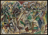 Athletic Contest, Max Weber American, born former Russian Empire, now Poland, Oil on canvas