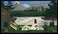 Lady of the Lake, Horace Pippin  American, Oil on canvas