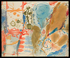 Western Dream, Helen Frankenthaler  American, Oil on unsized, unprimed canvas