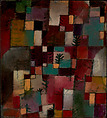 Redgreen and Violet-Yellow Rhythms, Paul Klee  German, born Switzerland, Oil and ink on cardboard