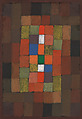 Static-Dynamic Gradation, Paul Klee  German, born Switzerland, Oil paint and gouache on paper bordered with gouache, watercolor, and ink, mounted on paperboard