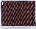 Textile sample, Anni Albers  American, born Germany, Cotton and linen