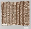 Textile sample, Anni Albers  American, born Germany, Cotton and jute