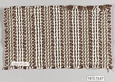 Textile sample, Anni Albers  American, born Germany, Cotton and rayon
